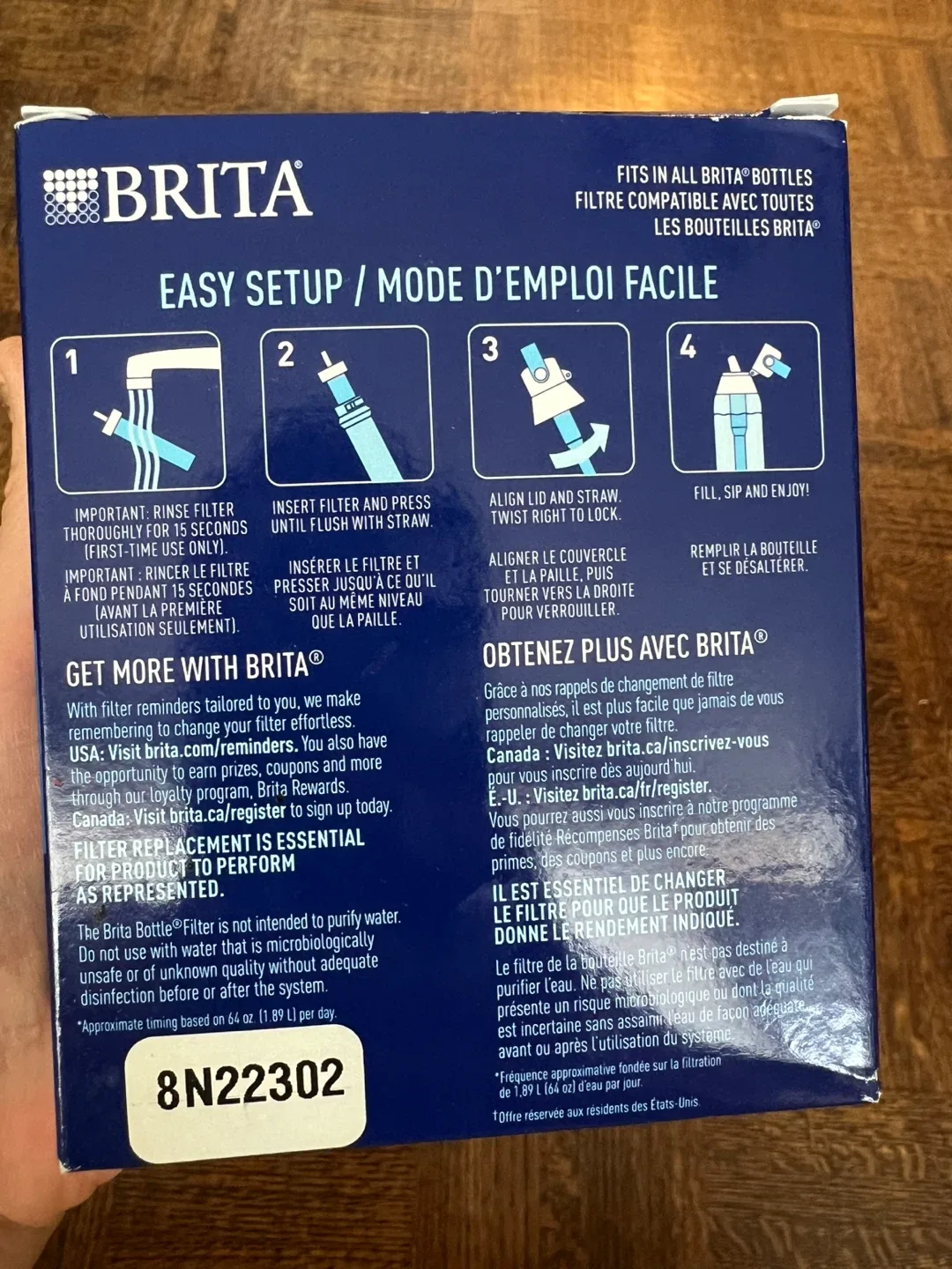 Brita Bottle Replacement Filters, 6 pack image indicator(3)