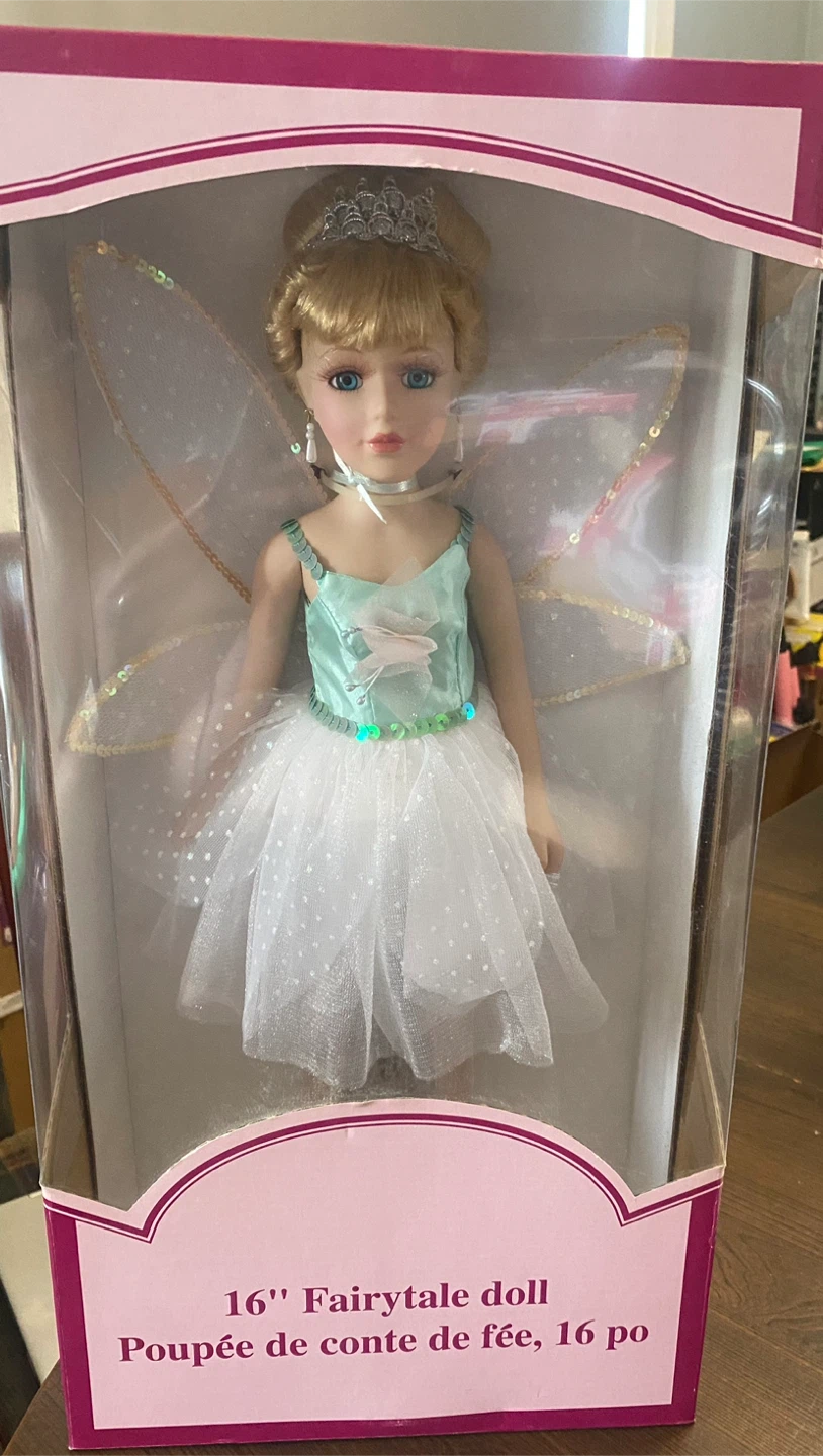 16" Fairytale Doll with Stand
