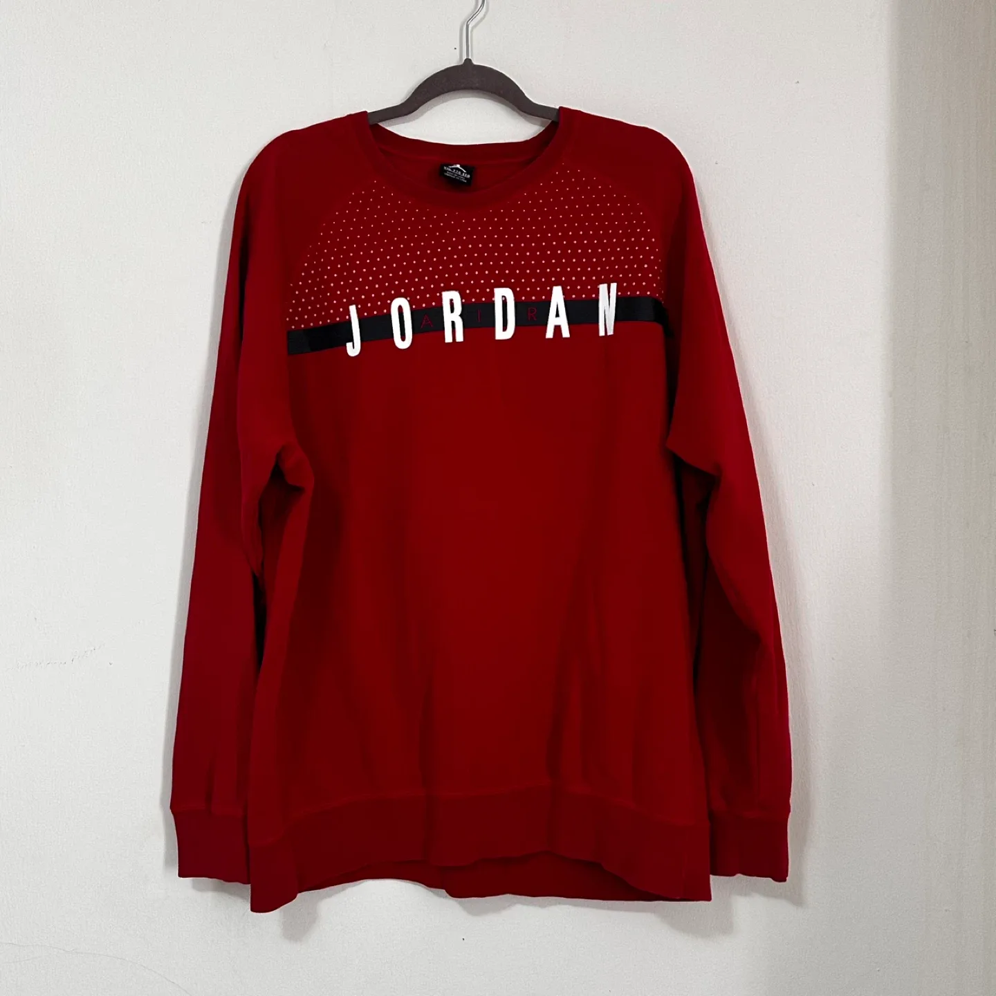 Jordan Red Crewneck Sweater - XXL thumbnail