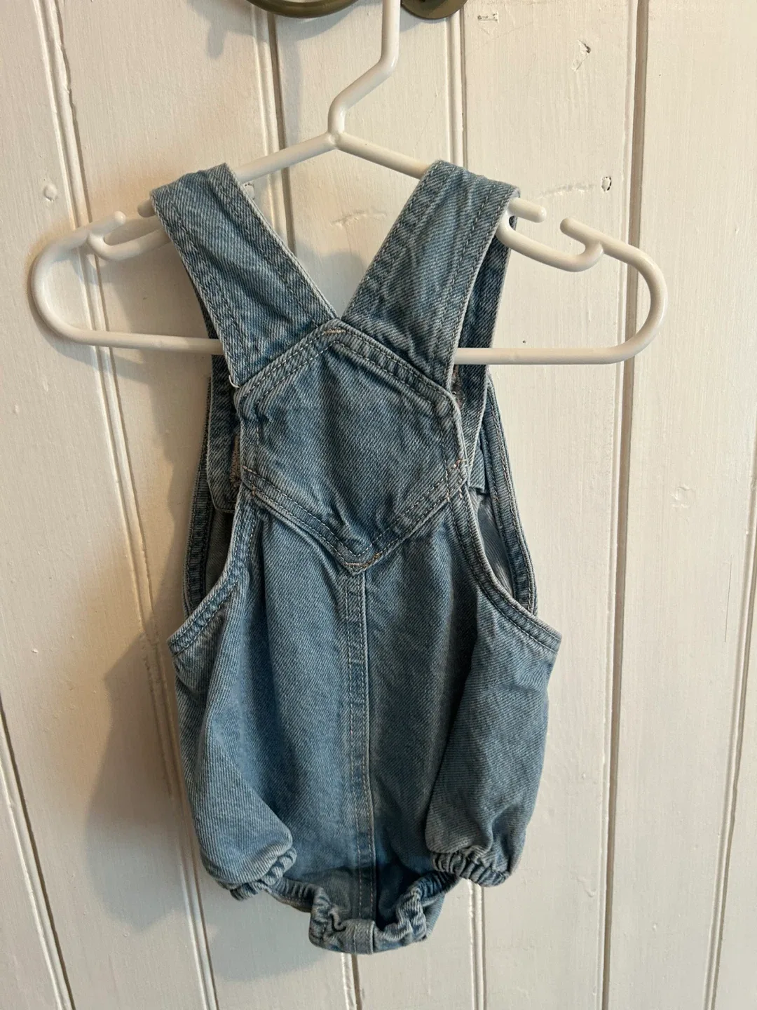 Baby Denim Overalls Romper image indicator(3)