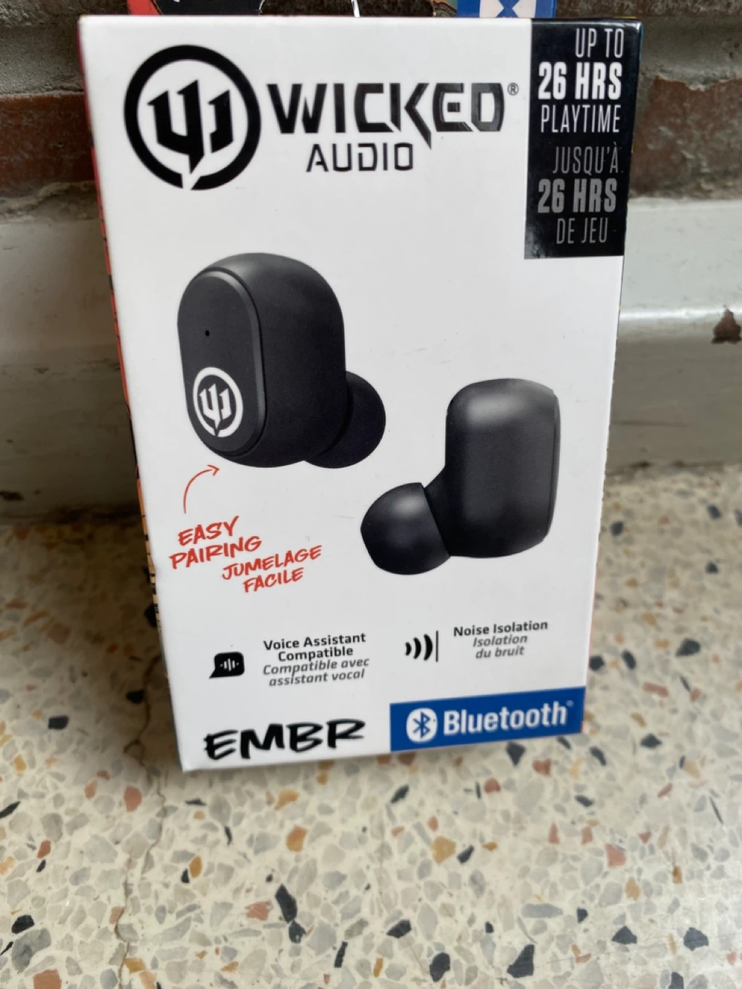 Wicked Audio Embr Bluetooth Earbuds - New in Box!