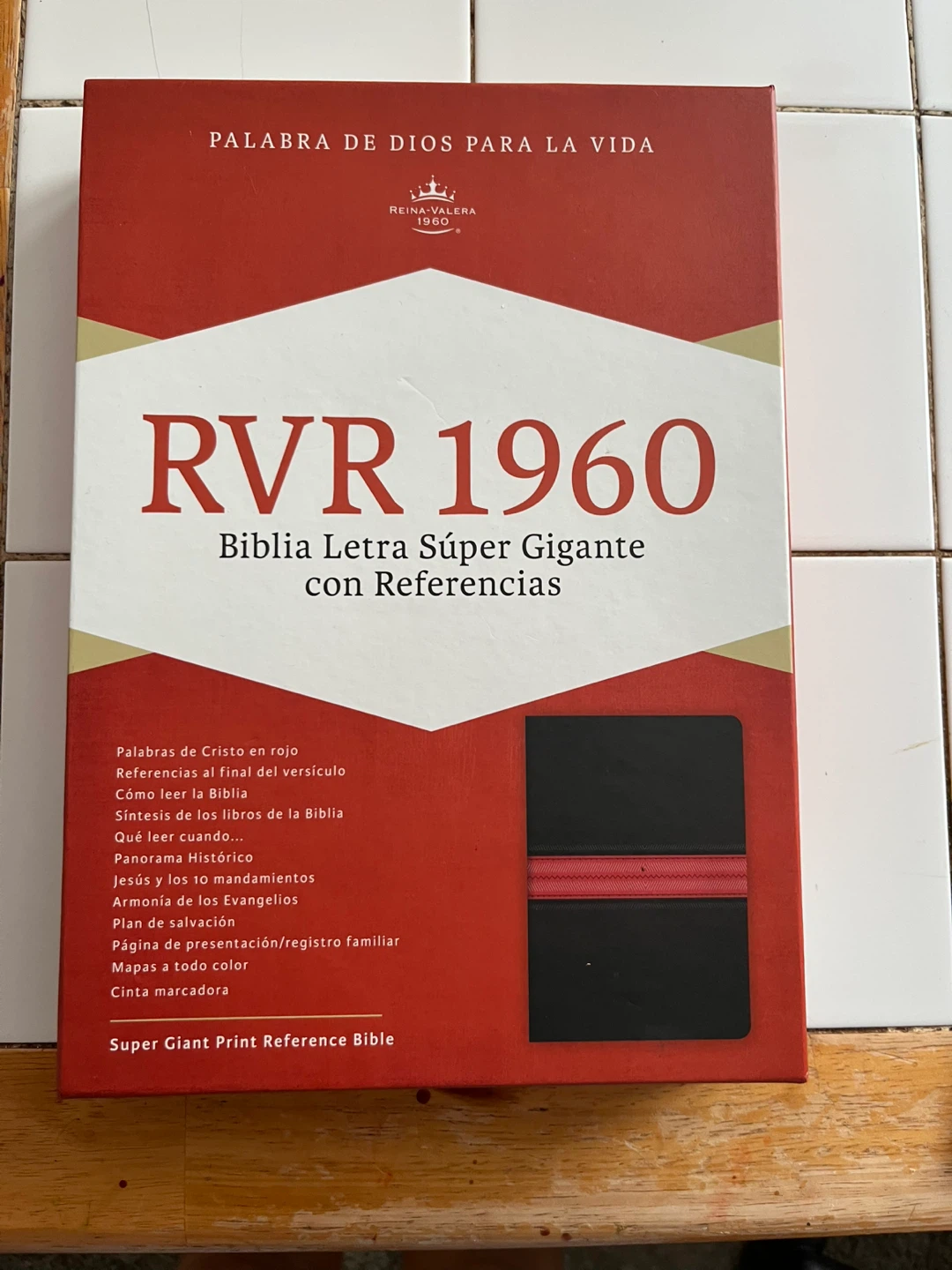 RVR 1960 Biblia Letra Súper Gigante con Referencias