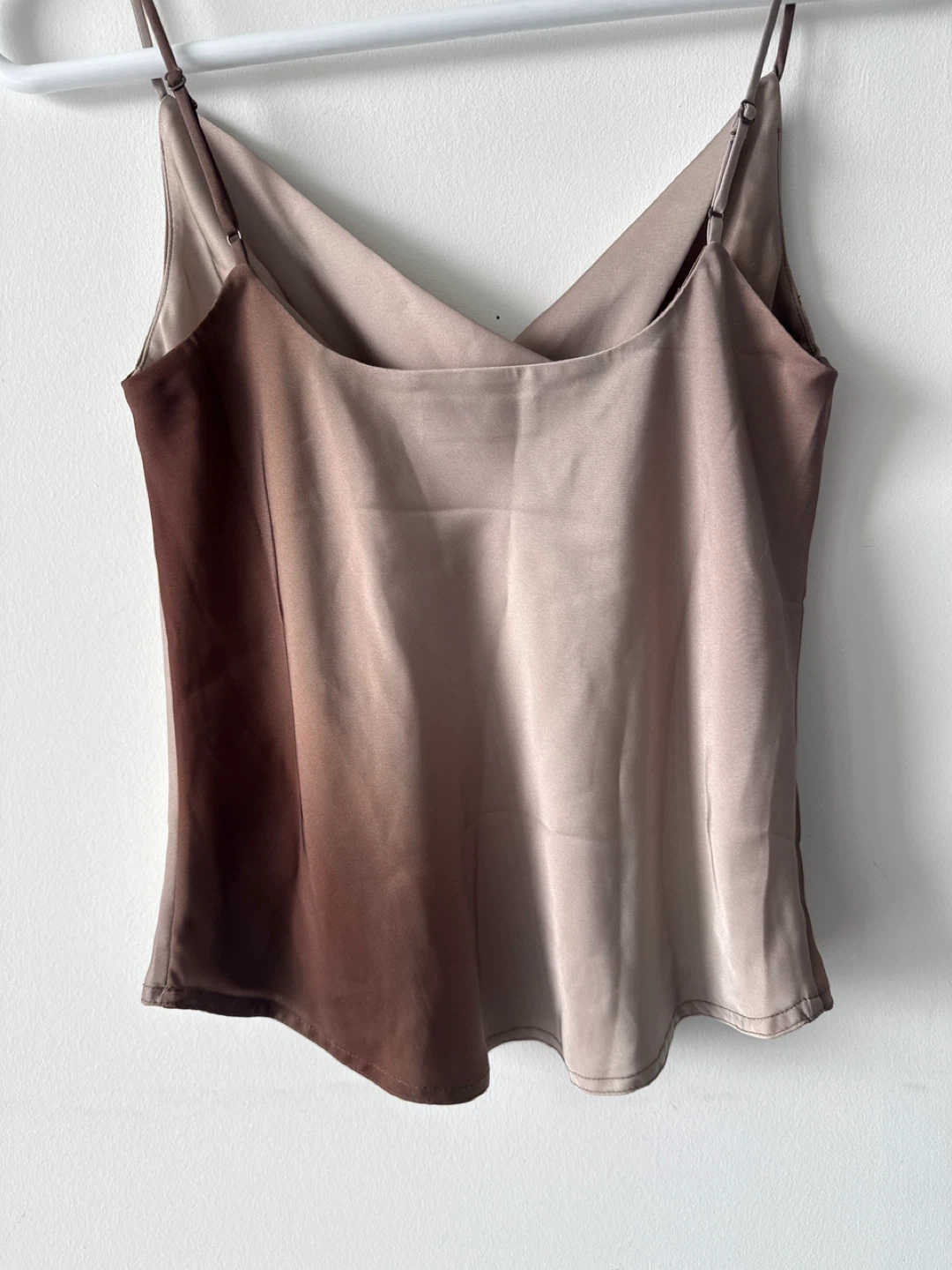 Babaton satin Cami Top - Brown Ombre, Size Small - photo 2
