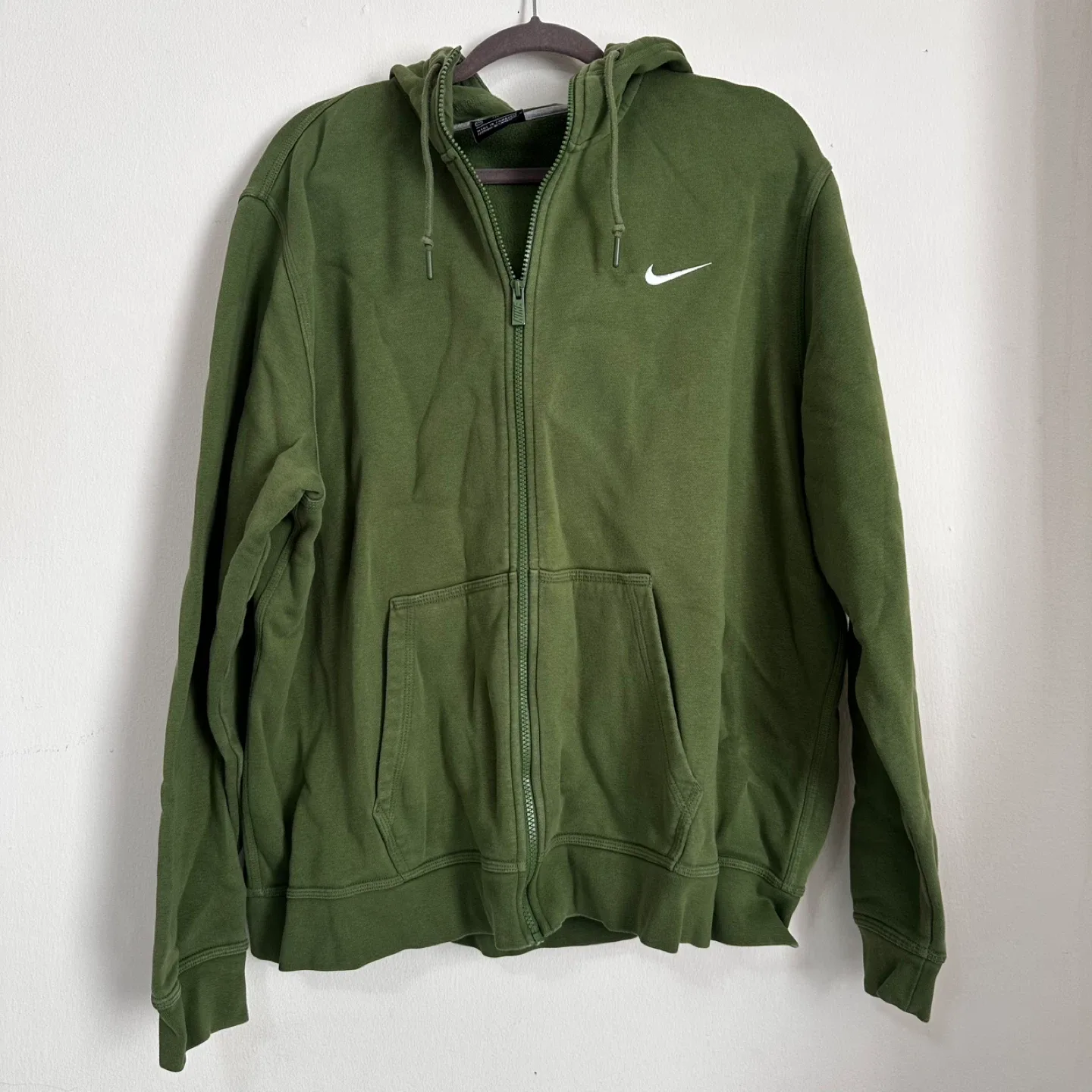 Nike Full Zip Hoodie - Green thumbnail