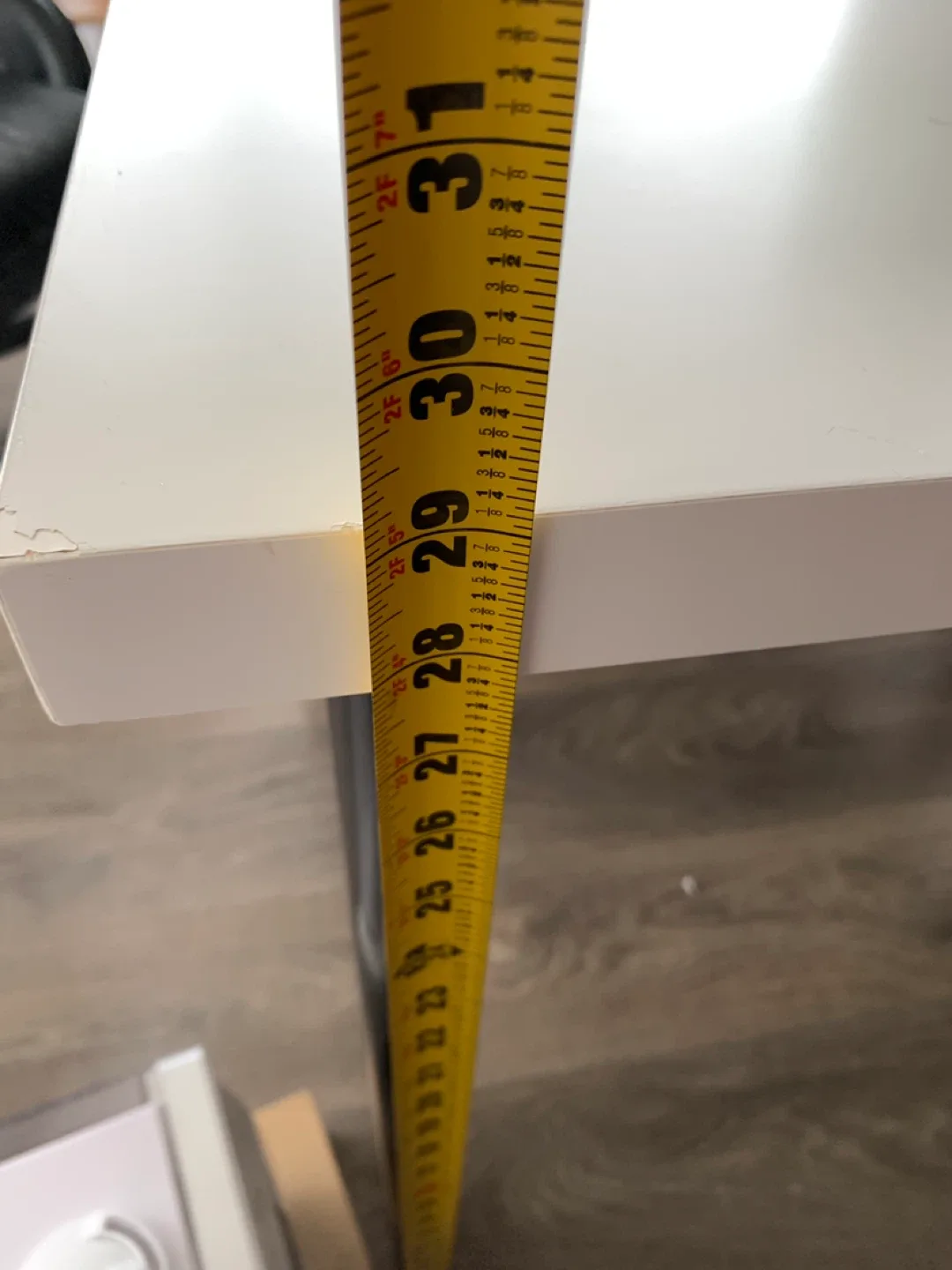 IKEA White Desk - 47 x 23 inches image indicator(4)