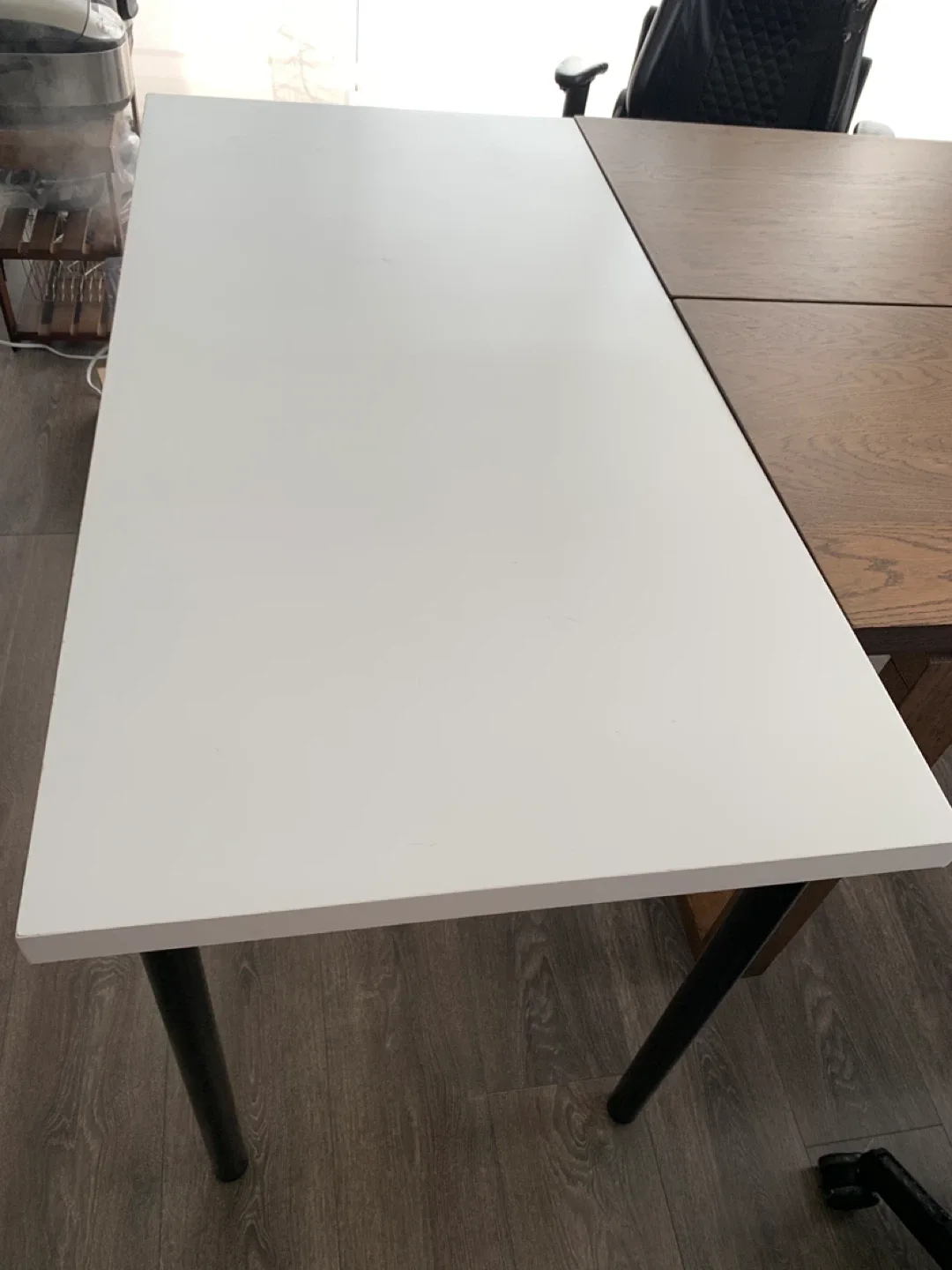 IKEA White Desk - 47 x 23 inches image indicator(2)