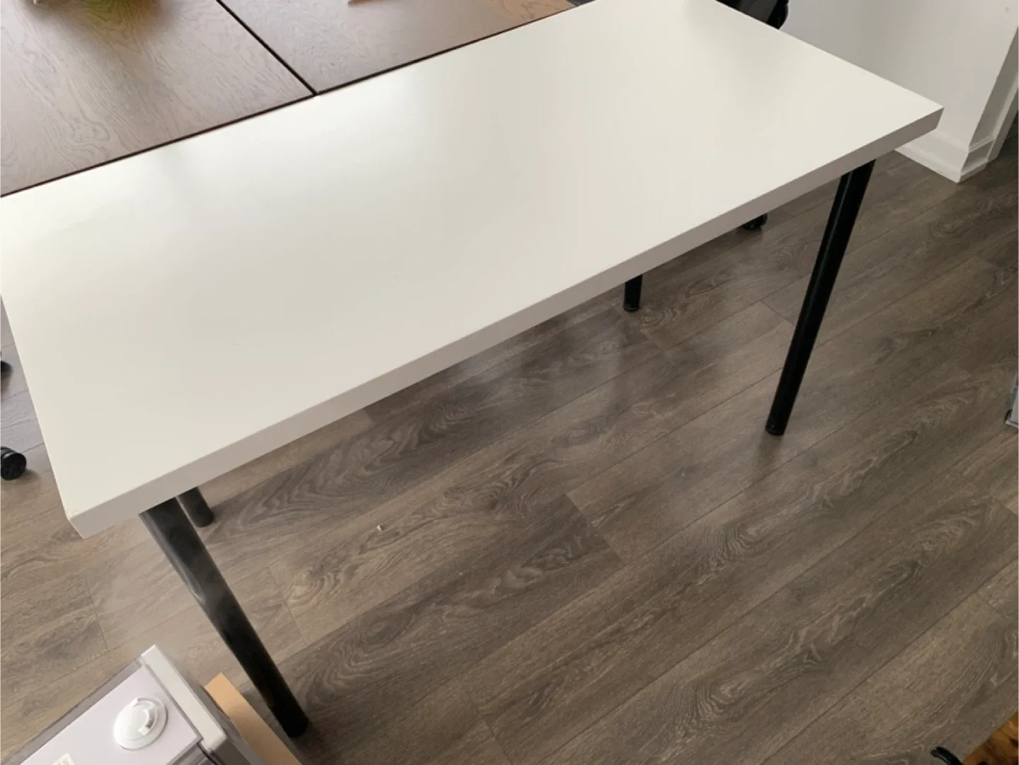 IKEA White Desk - 47 x 23 inches thumbnail