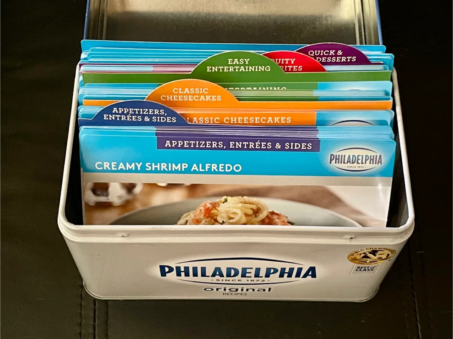 🥕Philadelphia Recipe Collection Tin with Cards image indicator(3)