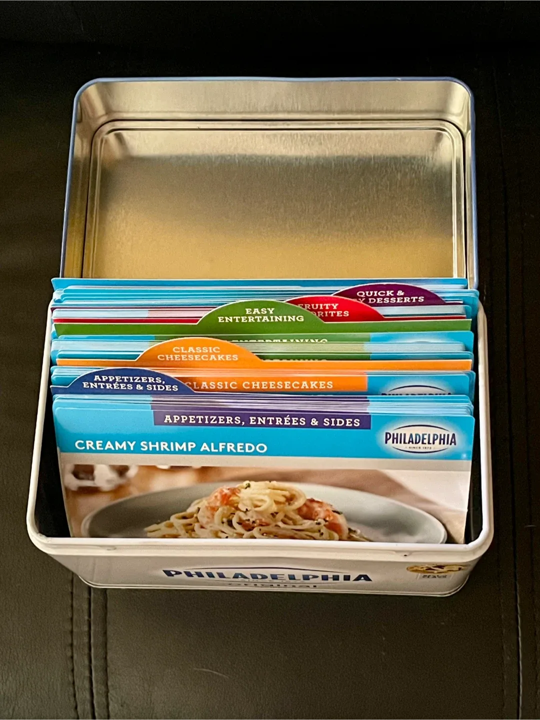 🥕Philadelphia Recipe Collection Tin with Cards image indicator(2)