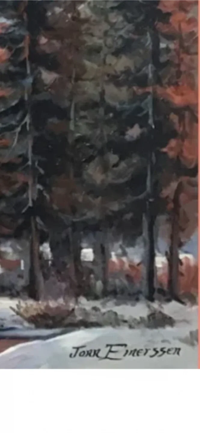 Original Art- Early Jonn Einerssen oil (est. 1980’s) image indicator(8)