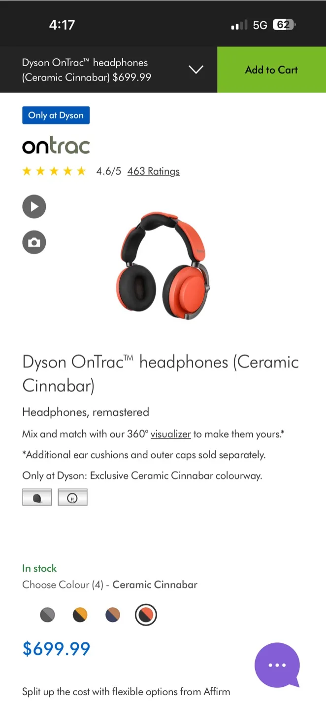 Dyson OnTrac Premium Headphones image indicator(2)