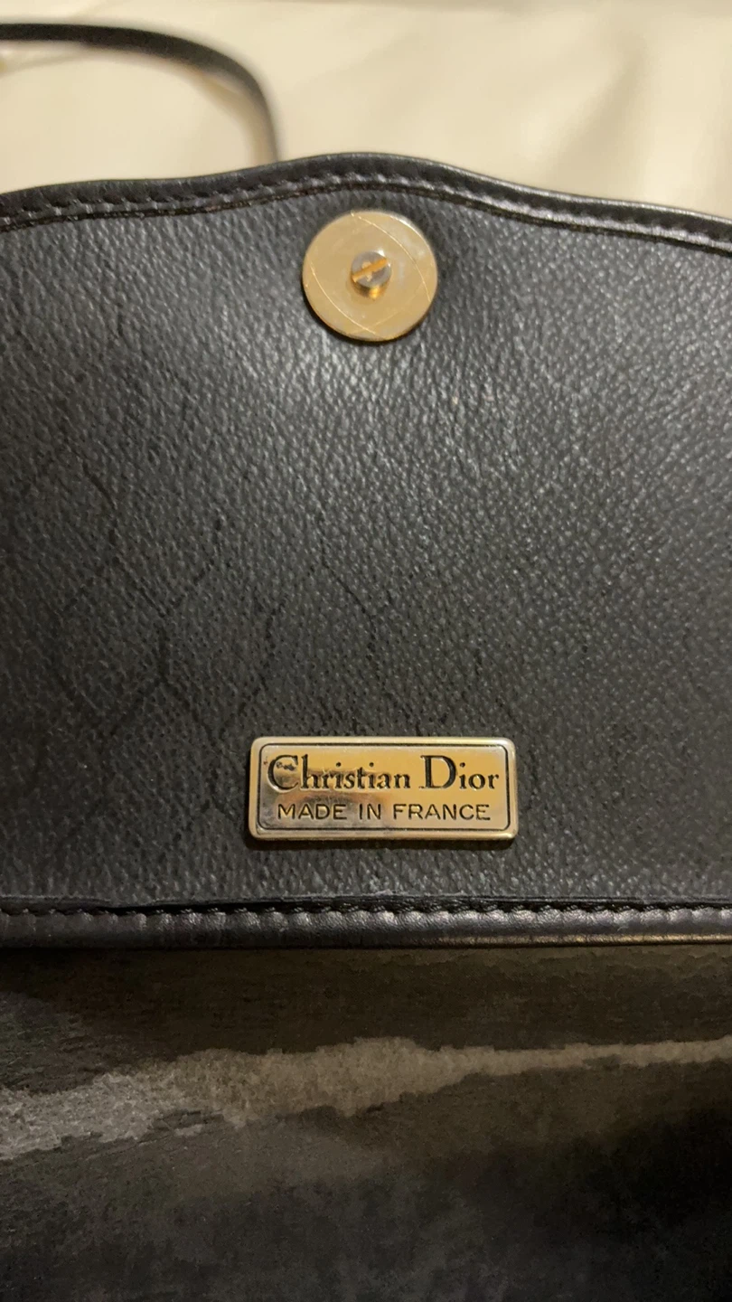 Christian Dior Black Leather Shoulder Bag - photo 5