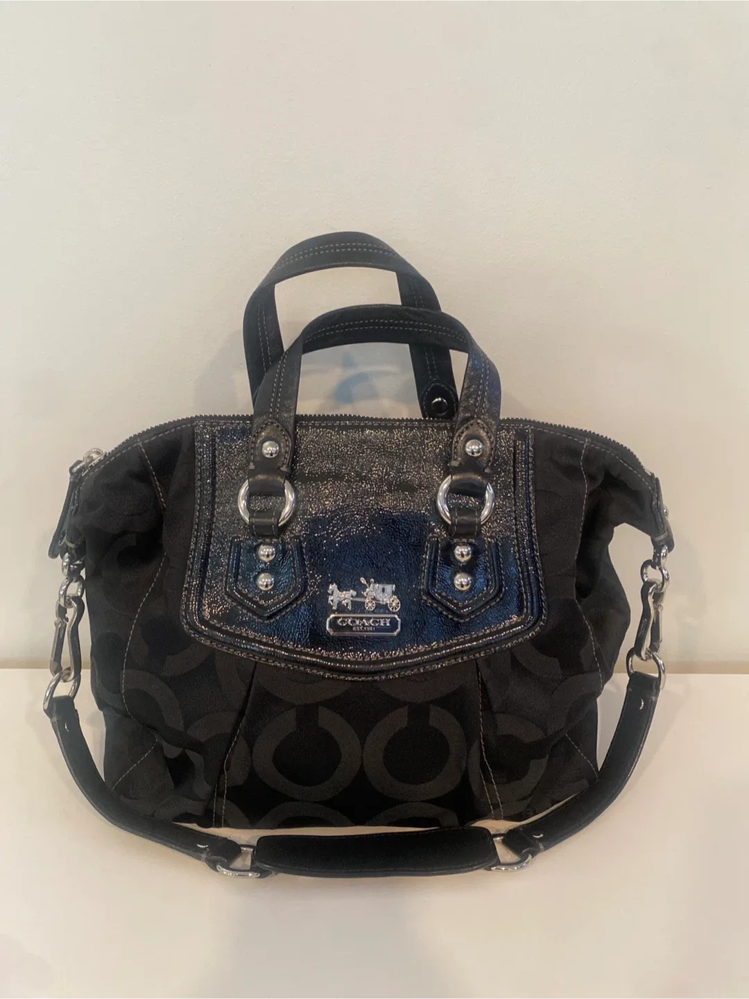 Coach Black Purse thumbnail