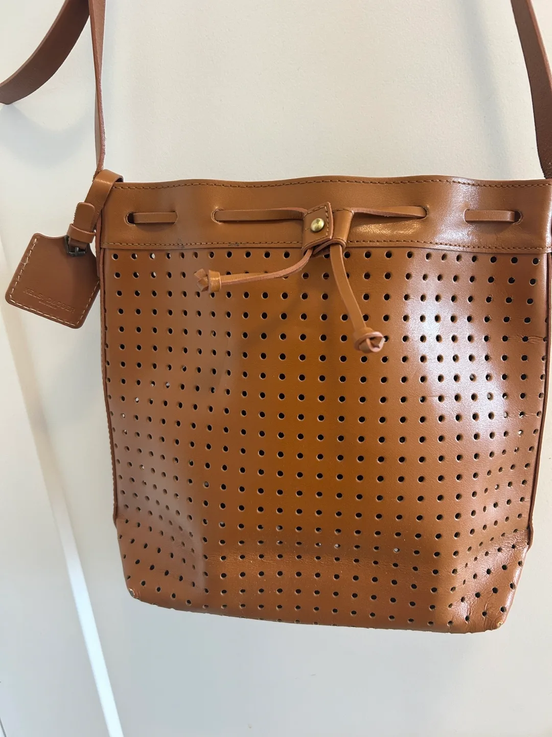 🍃 Fall Essential Brown Bucket Bag 🍁Rarely Used thumbnail