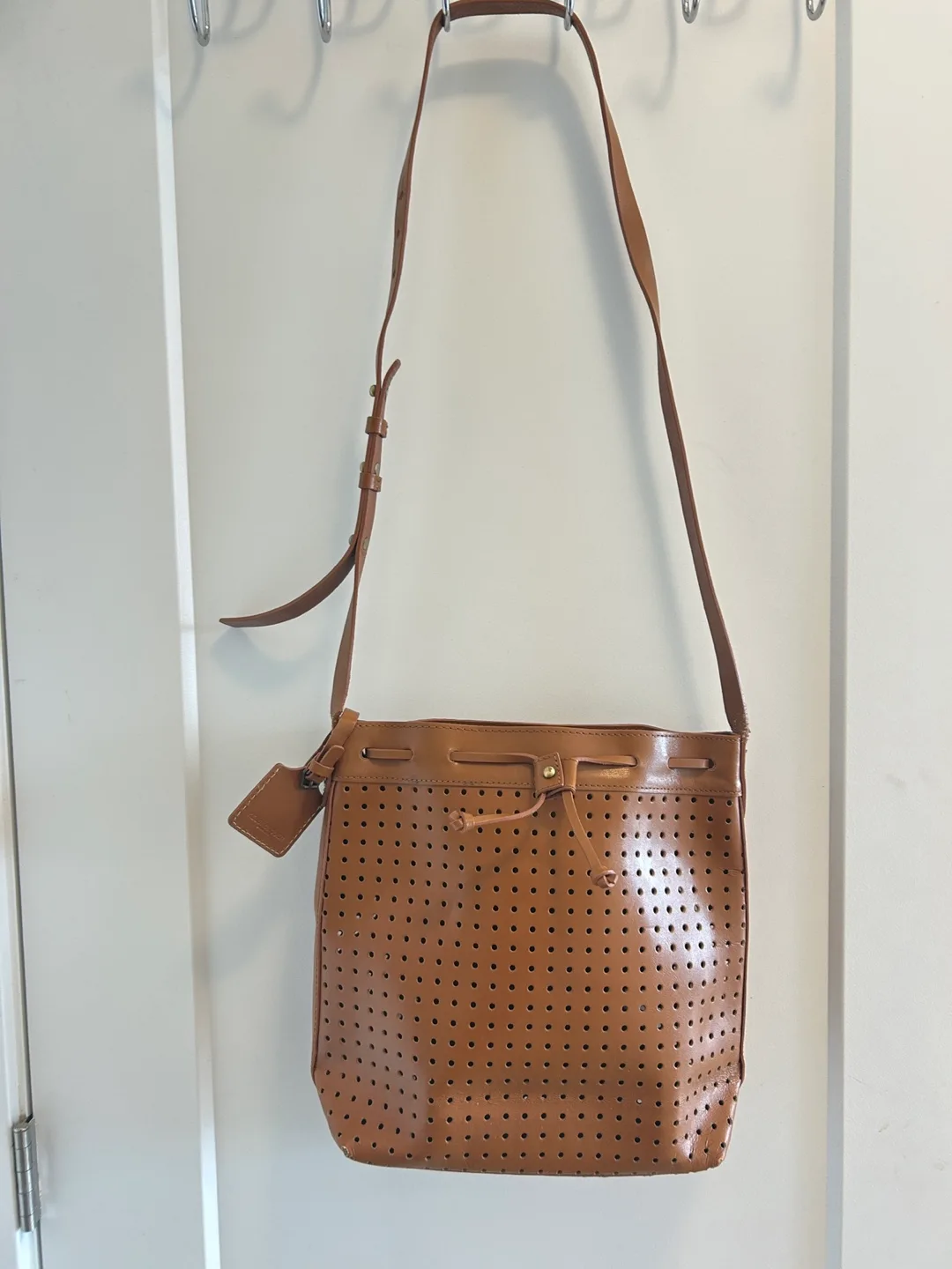 🍃 Fall Essential Brown Bucket Bag 🍁Rarely Used image indicator(2)