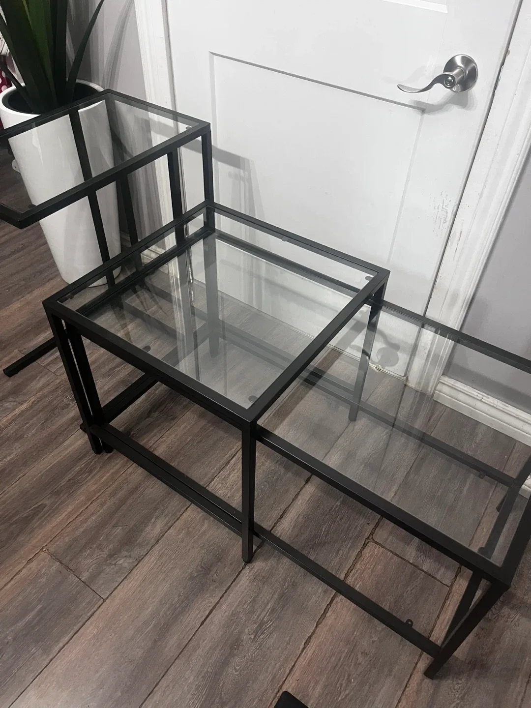 IKEA VITTSJÖ Nesting Tables with side table thumbnail