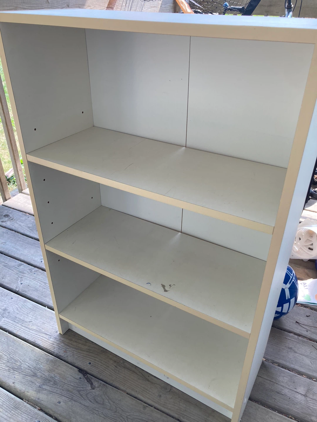 Free Small White 3-Shelf Bookcase - photo 2