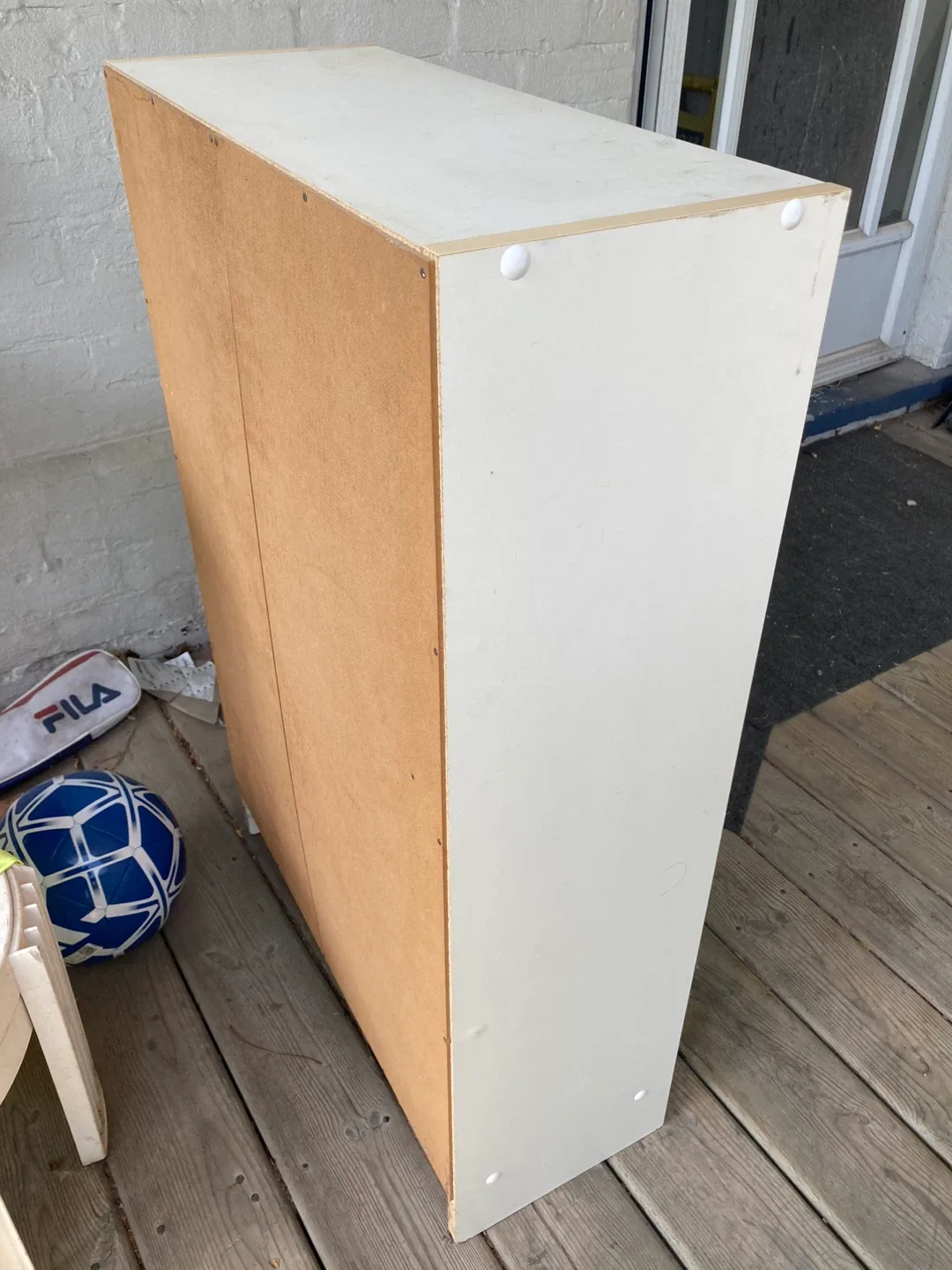 Free Small White 3-Shelf Bookcase image indicator(3)