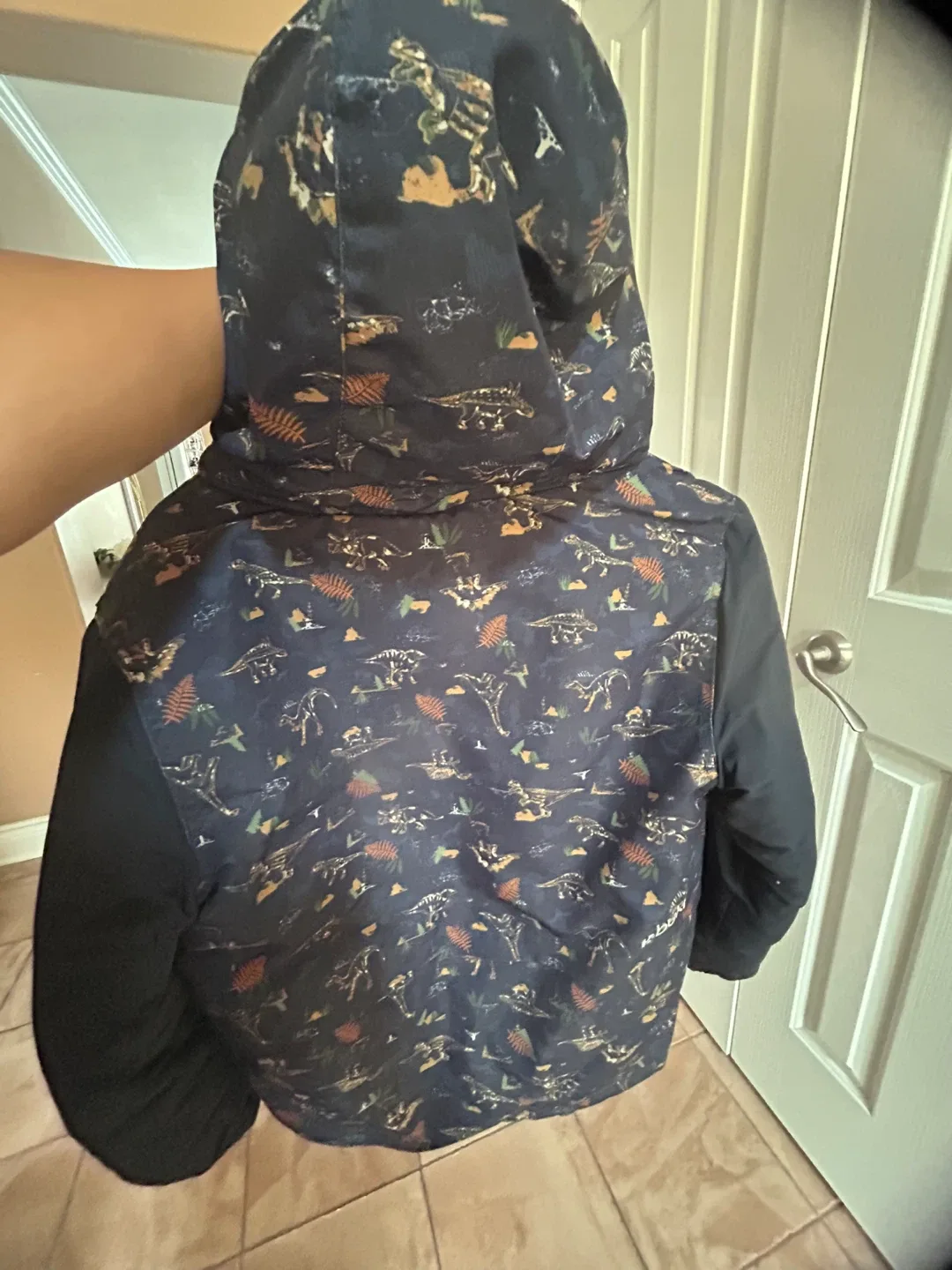 Buki Kids' Winter Jacket - Dinosaur Pattern image indicator(2)