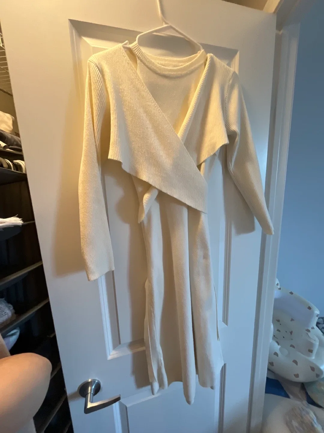 Cream Knit Dress thumbnail