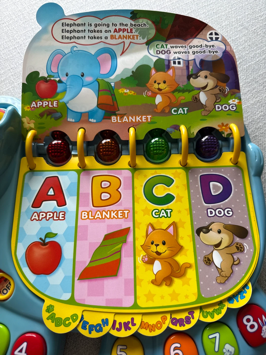 VTech Touch & Teach Elephant Toy LETTERS - photo 2