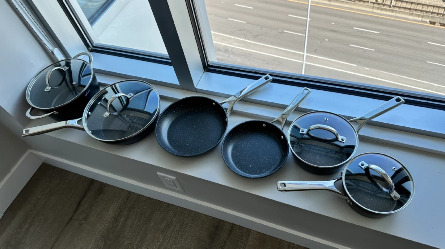 Lagostina 10 Pieces Meteor Cookware Set