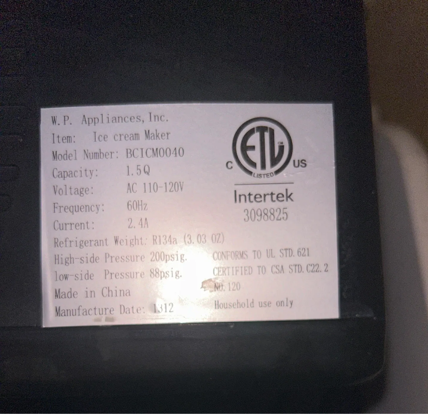 🥕Wolfgang Puck Ice Cream Maker image indicator(4)