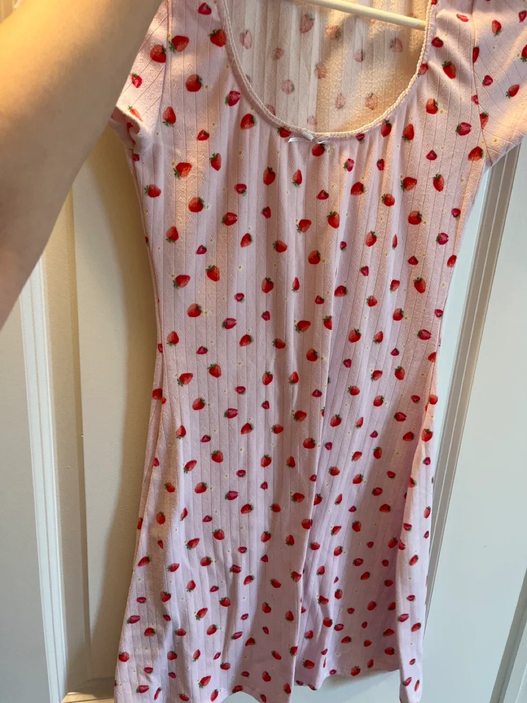Strawberry Print Mini Dress thumbnail