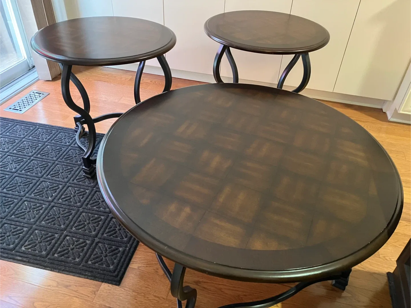 Large Round Coffee Table (two matching tables are unavailable)