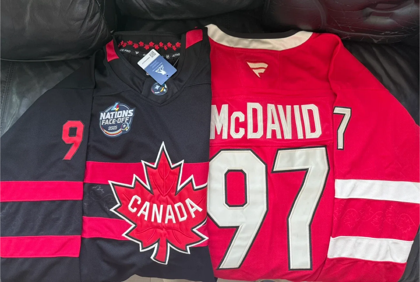 Canada Hockey Jersey - McDavid #97 4Nations Face-Off