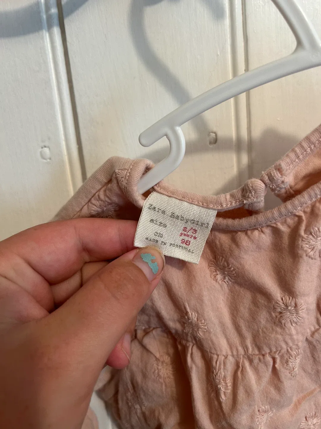 Zara Babygirl Pink Long Sleeve Top - Size 1-1.5 image indicator(2)