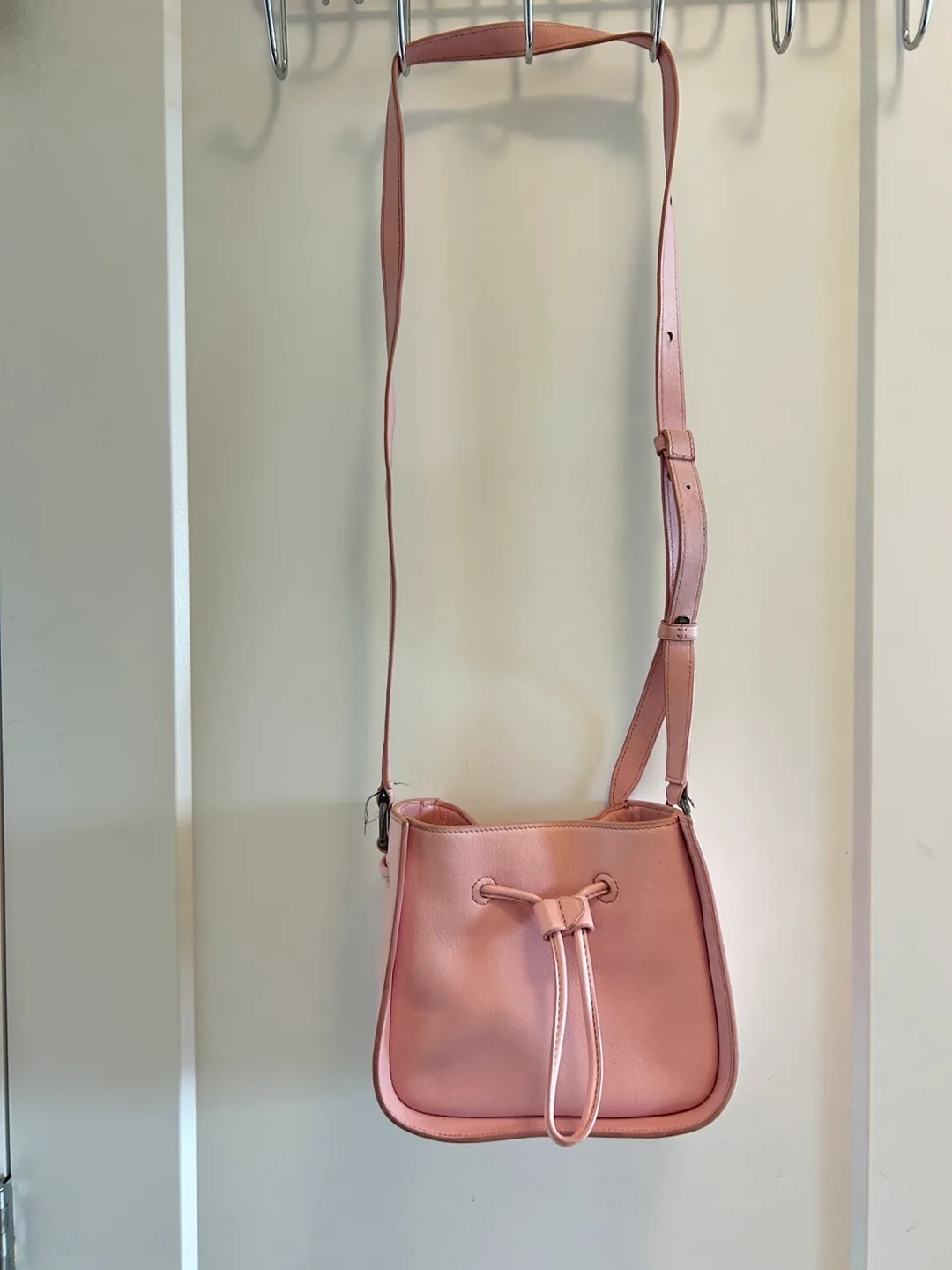 3.1 Phillip Lim Pink 💓Bucket Bag Genuine Leather *Vintage* image indicator(2)