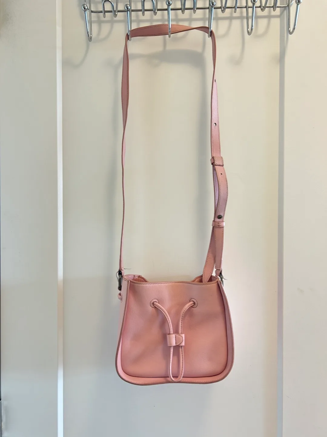 3.1 Phillip Lim Pink 💓Bucket Bag Genuine Leather *Vintage* thumbnail