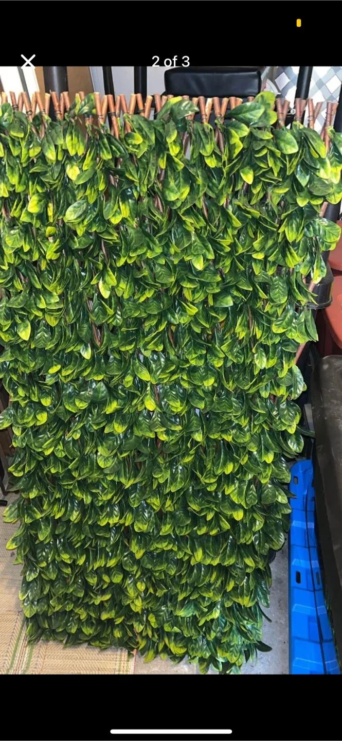 Expandable Faux Ivy Privacy Fence Screen -51 inch tall thumbnail