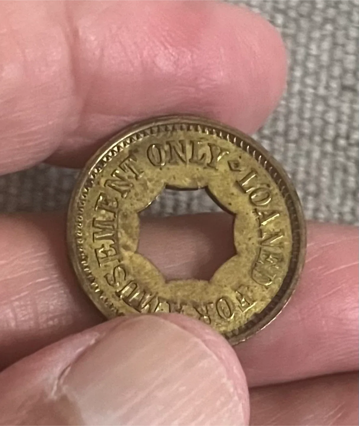 Vintage 1920-1930Arcade Token - Property of Vendor thumbnail