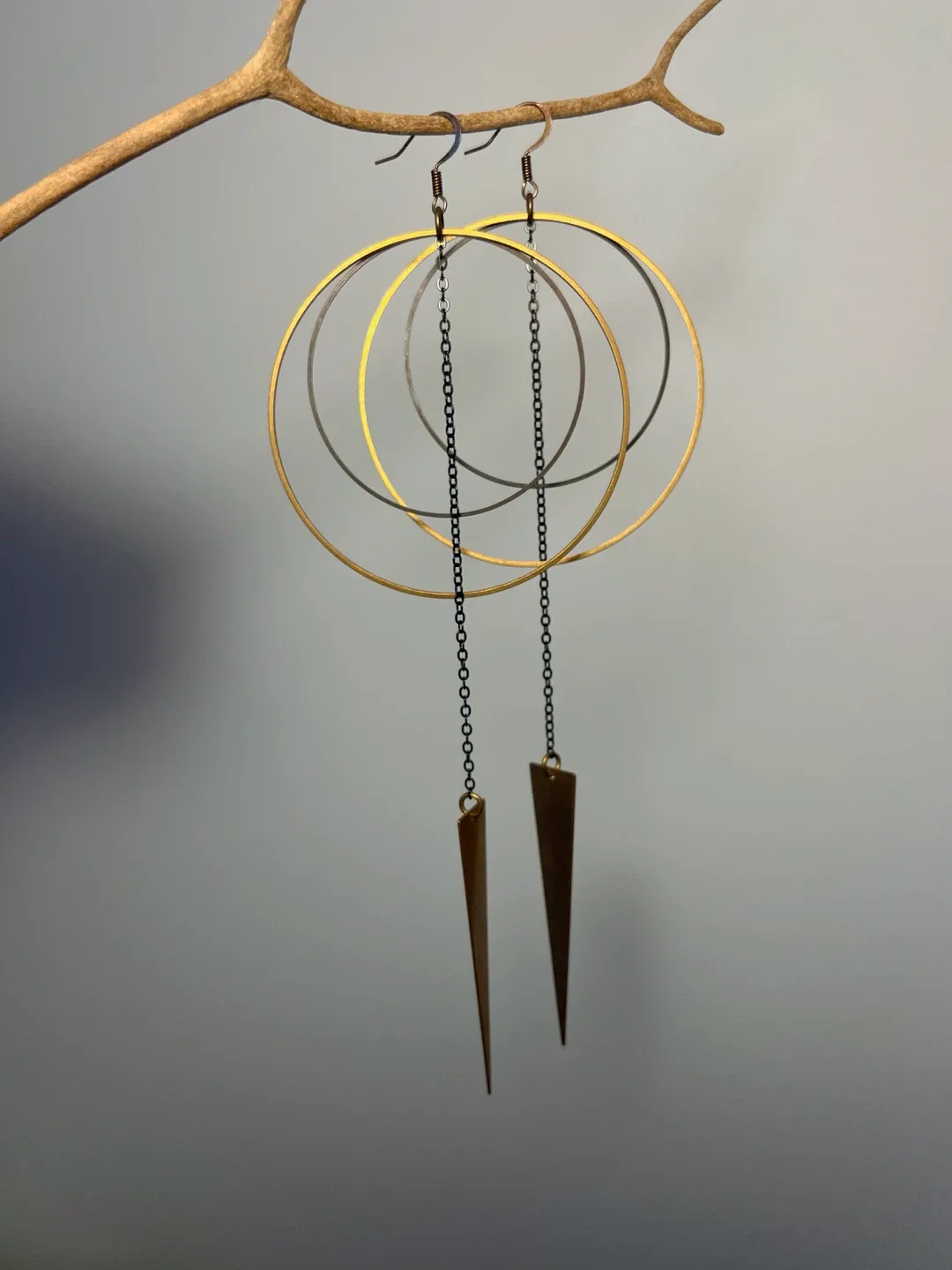 Geometric Dangle Earrings thumbnail