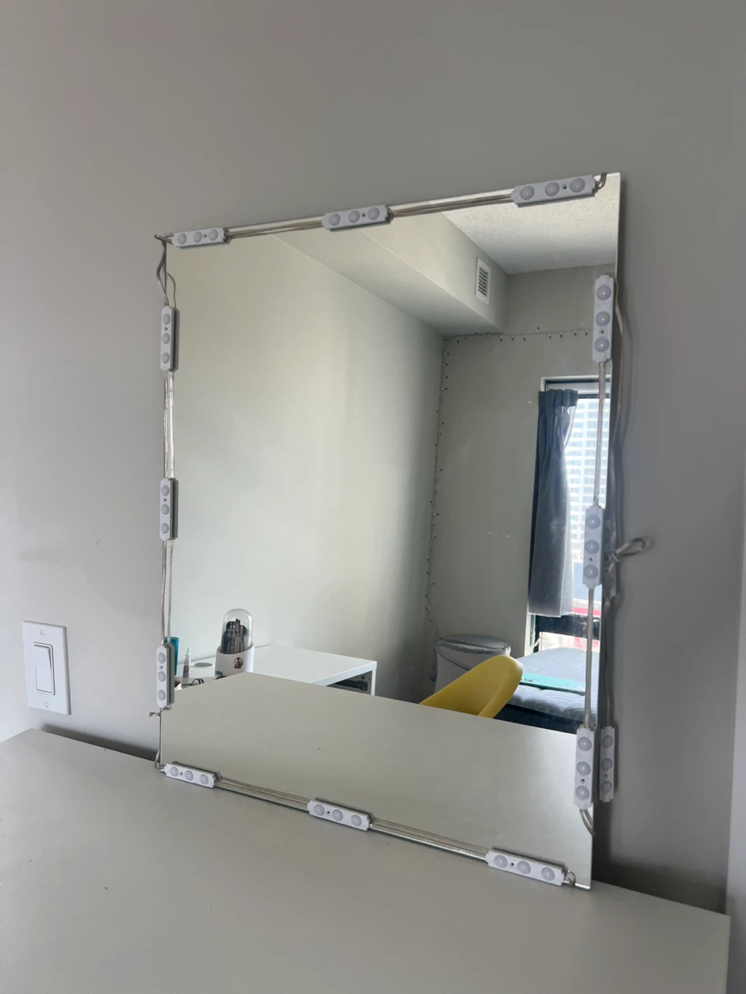 IKEA Vanity Mirror with LED Lights