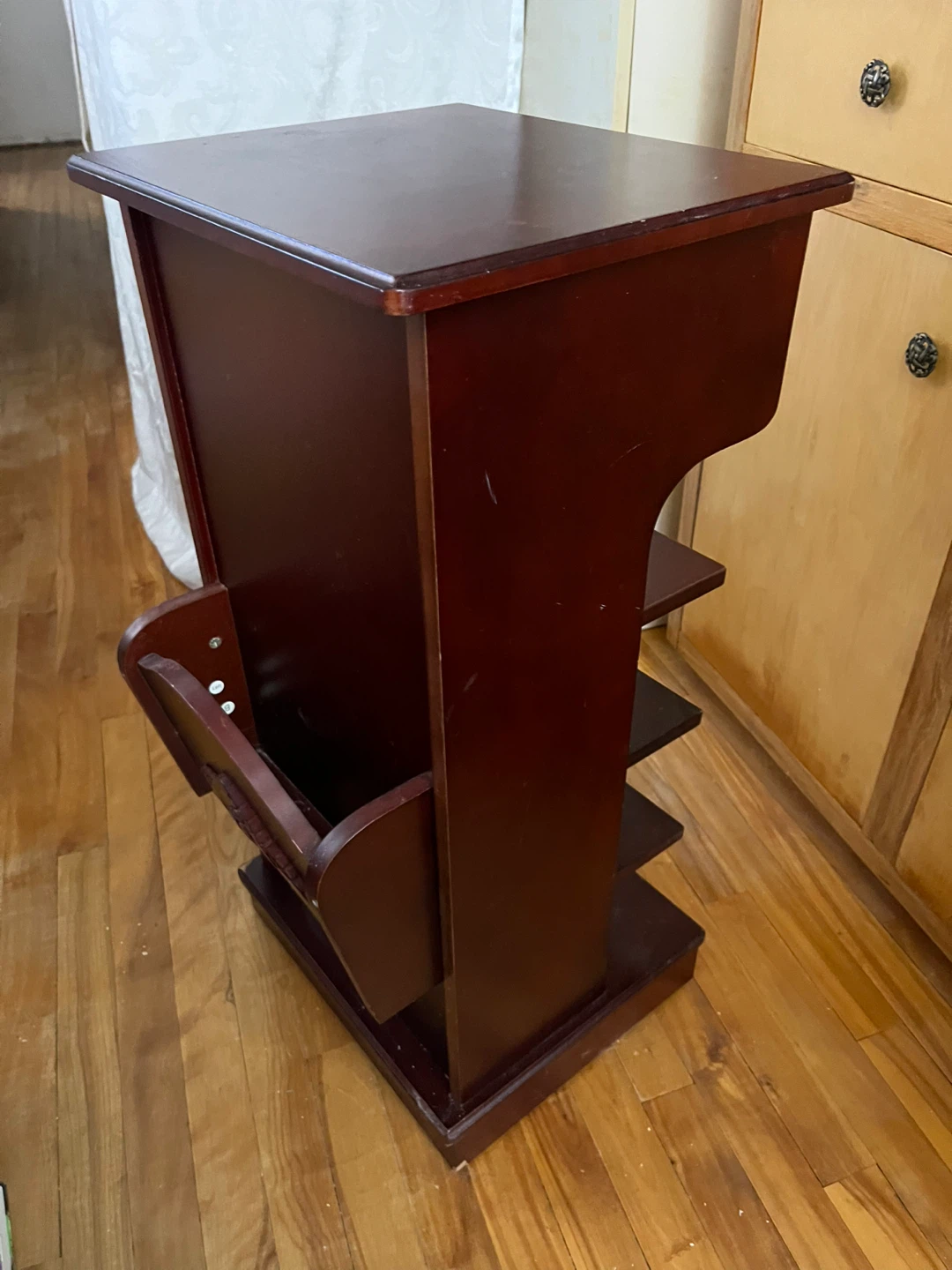 Mahogany Magazine Rack End Table 🥕 - photo 5