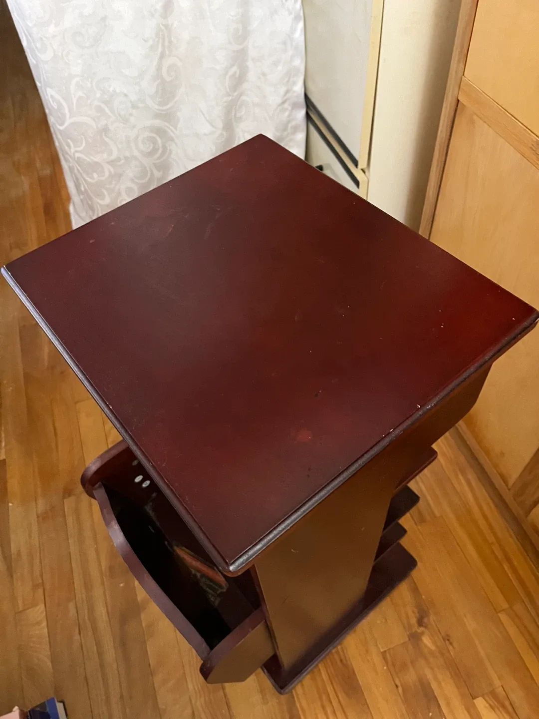 Mahogany Magazine Rack End Table 🥕 image indicator(6)