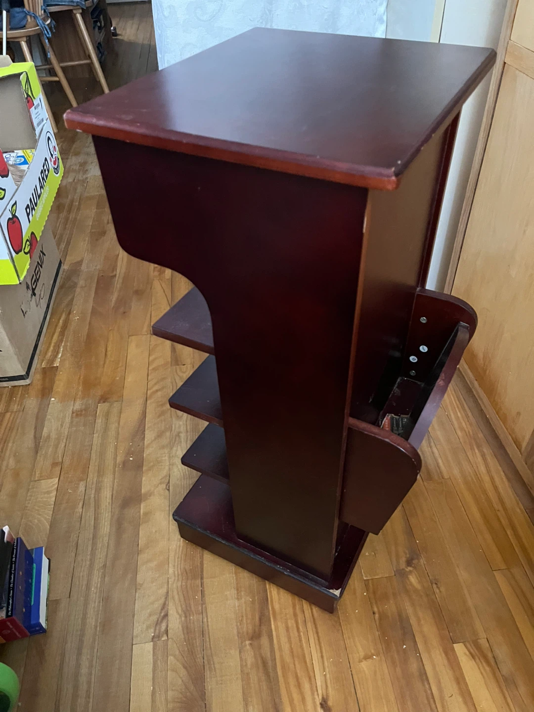 Mahogany Magazine Rack End Table 🥕 - photo 3