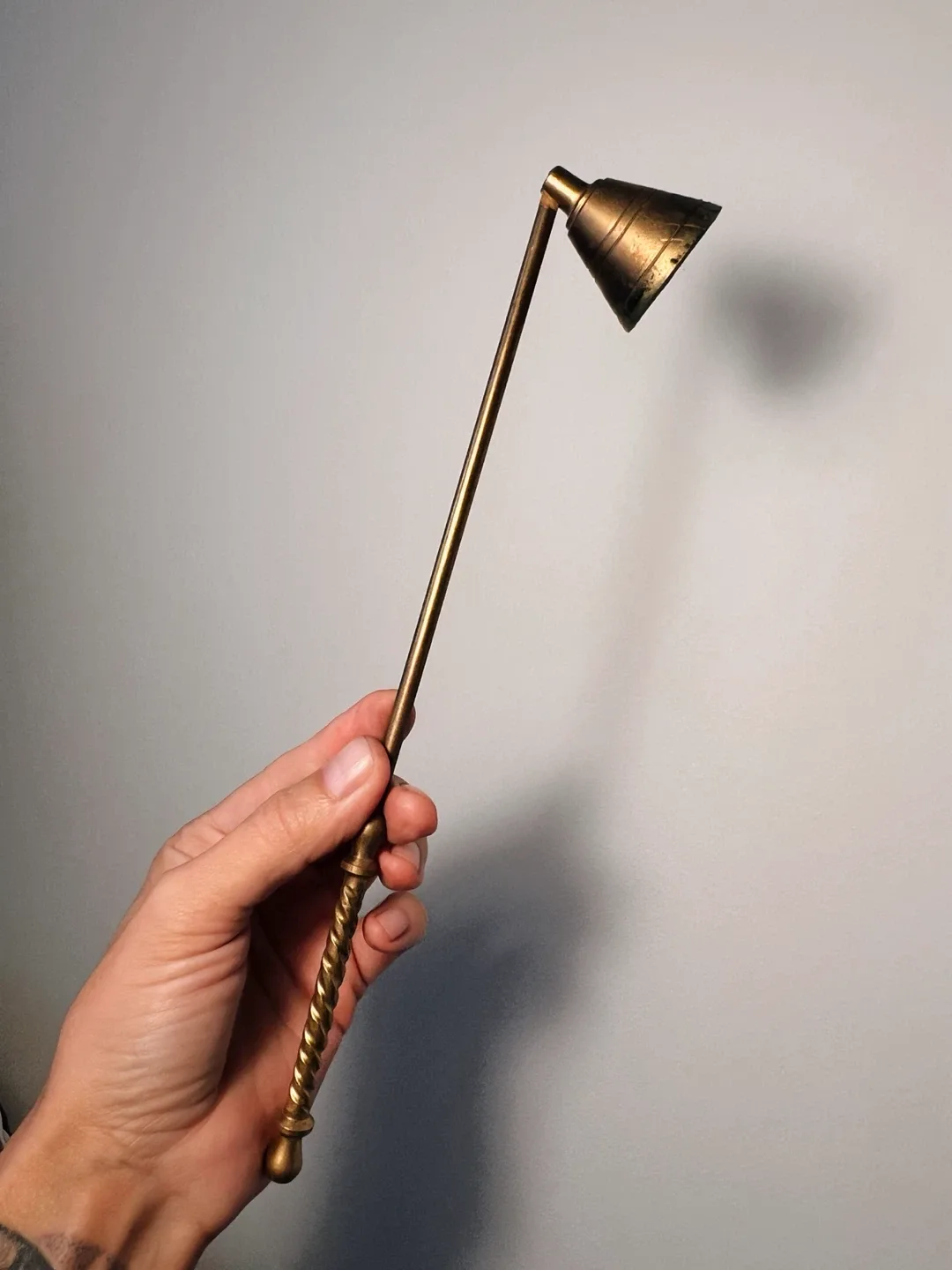 Vintage Brass Candle Snuffer thumbnail