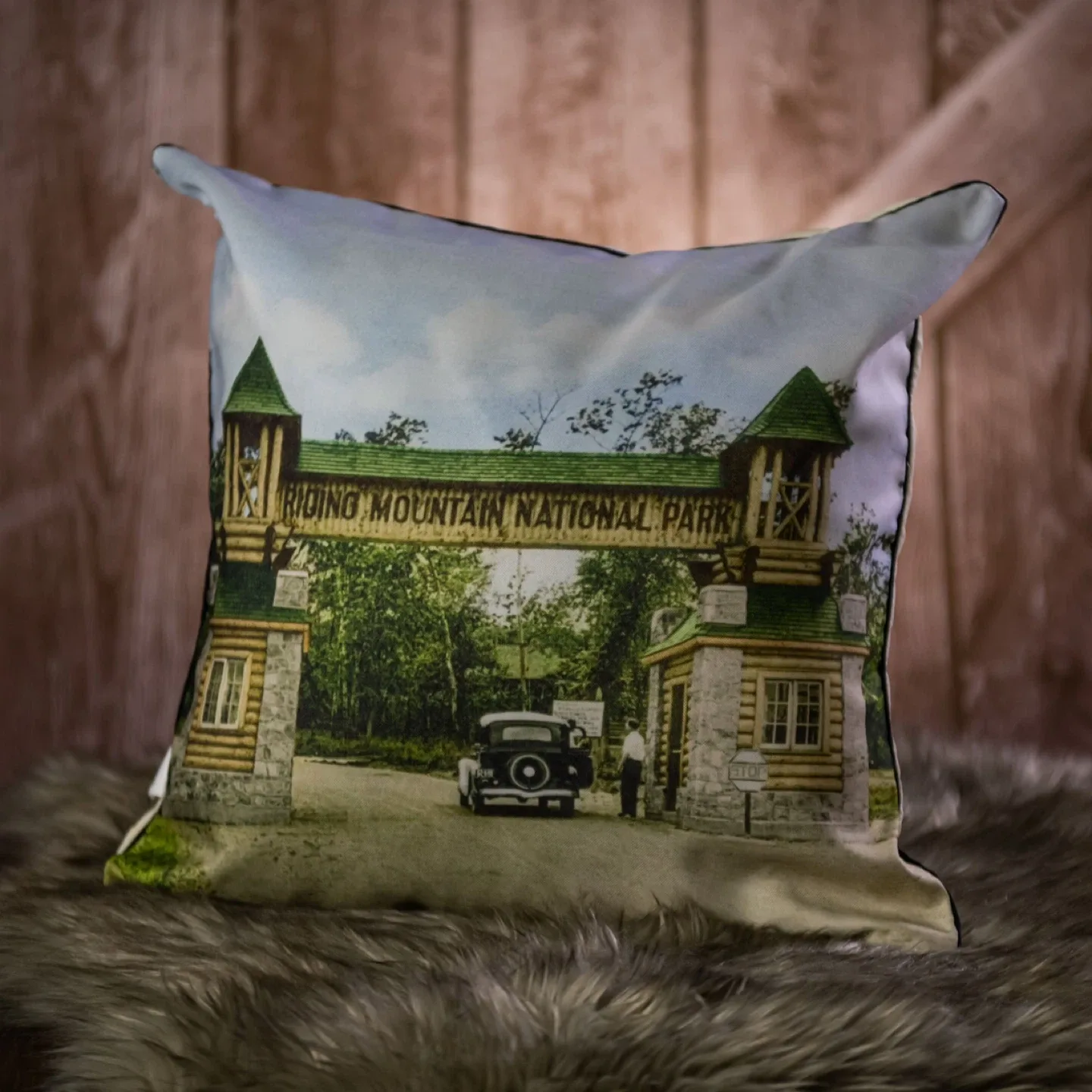 Riding Mountain National Park Pillow cover NEW thumbnail