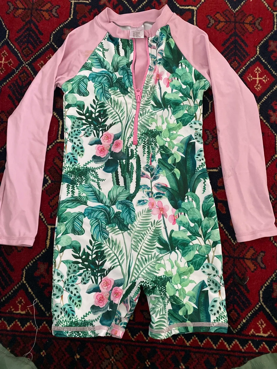 Girls' Swimsuit - Size 5T - Floral Print thumbnail