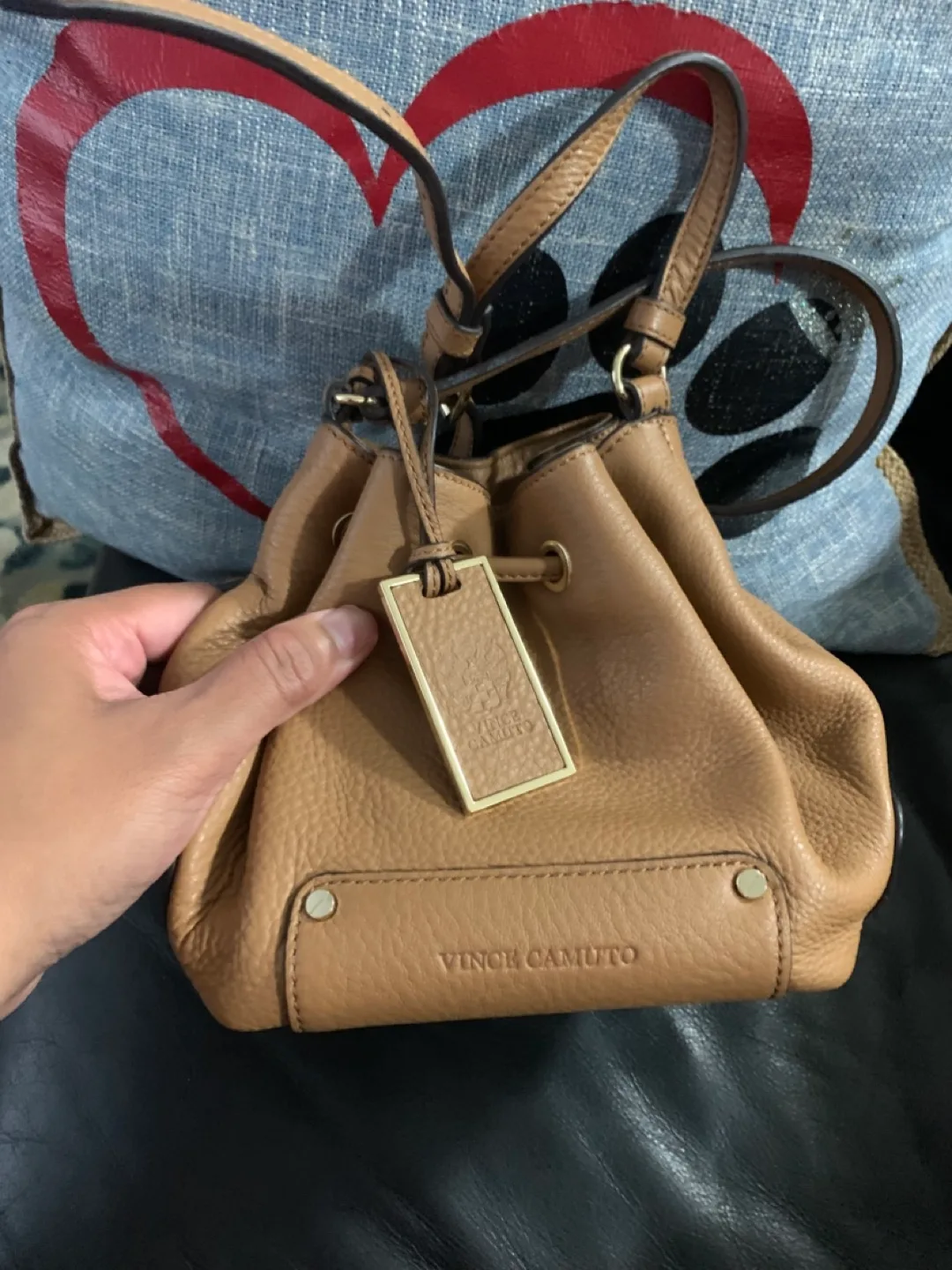 Vince Camuto Leather Bucket Bag image indicator(2)