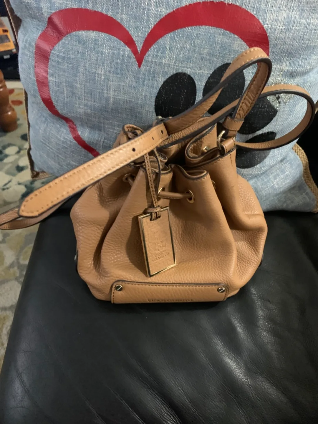 Vince Camuto Leather Bucket Bag thumbnail
