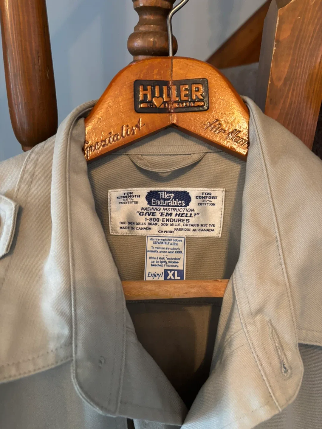 Vintage Tilley Endurables "Give 'Em Hell" Satari Jacket image indicator(3)