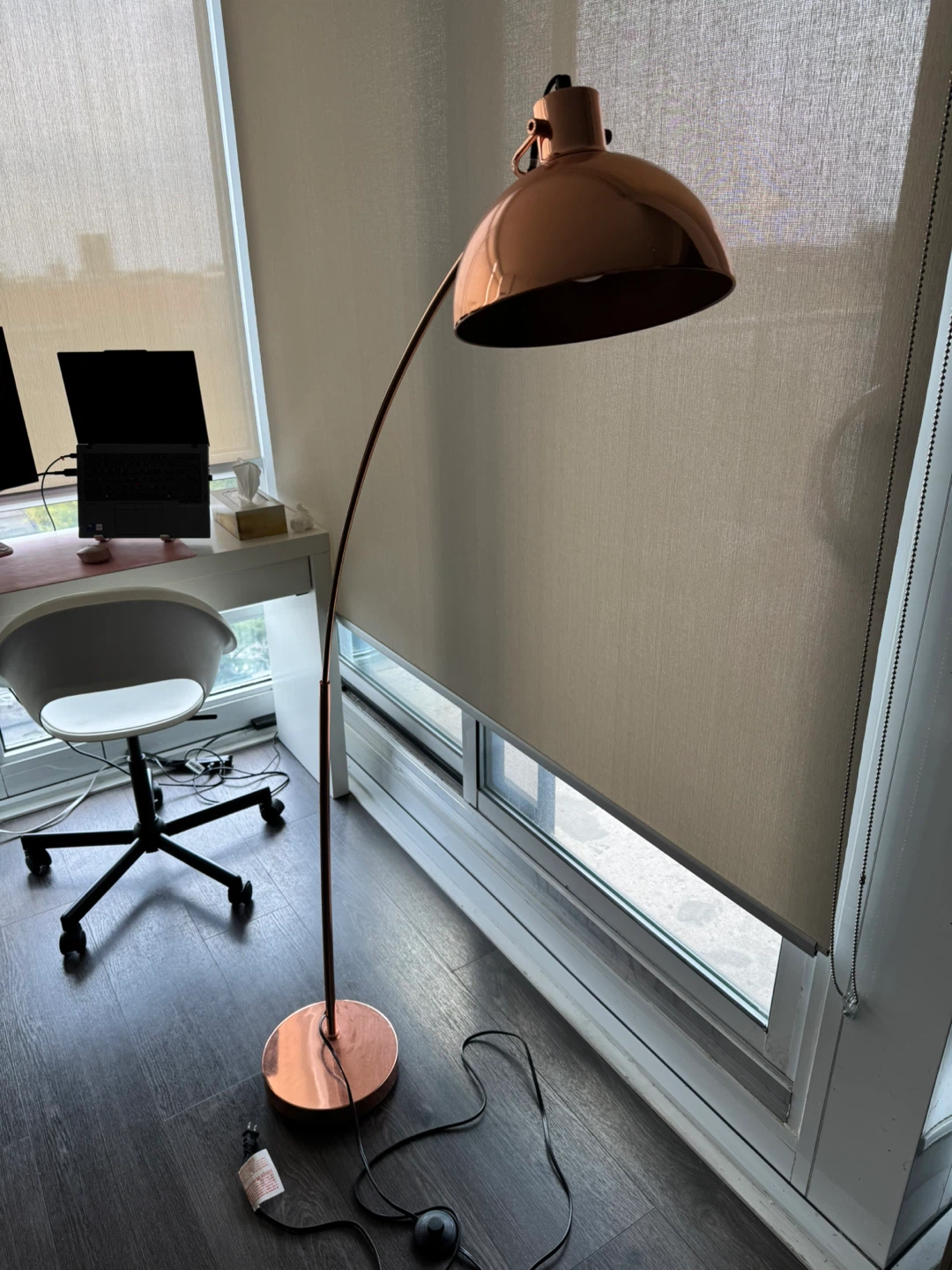 Copper Finish Floor Lamp
