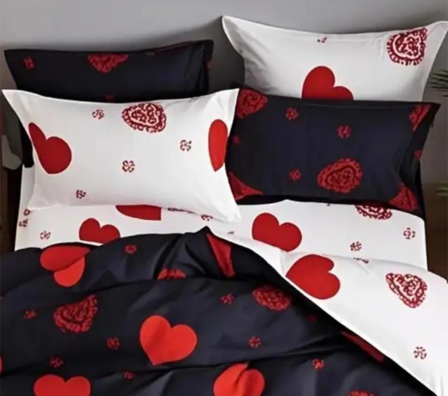 6 pieces Full/ Double size duvet cover, bedsheet set