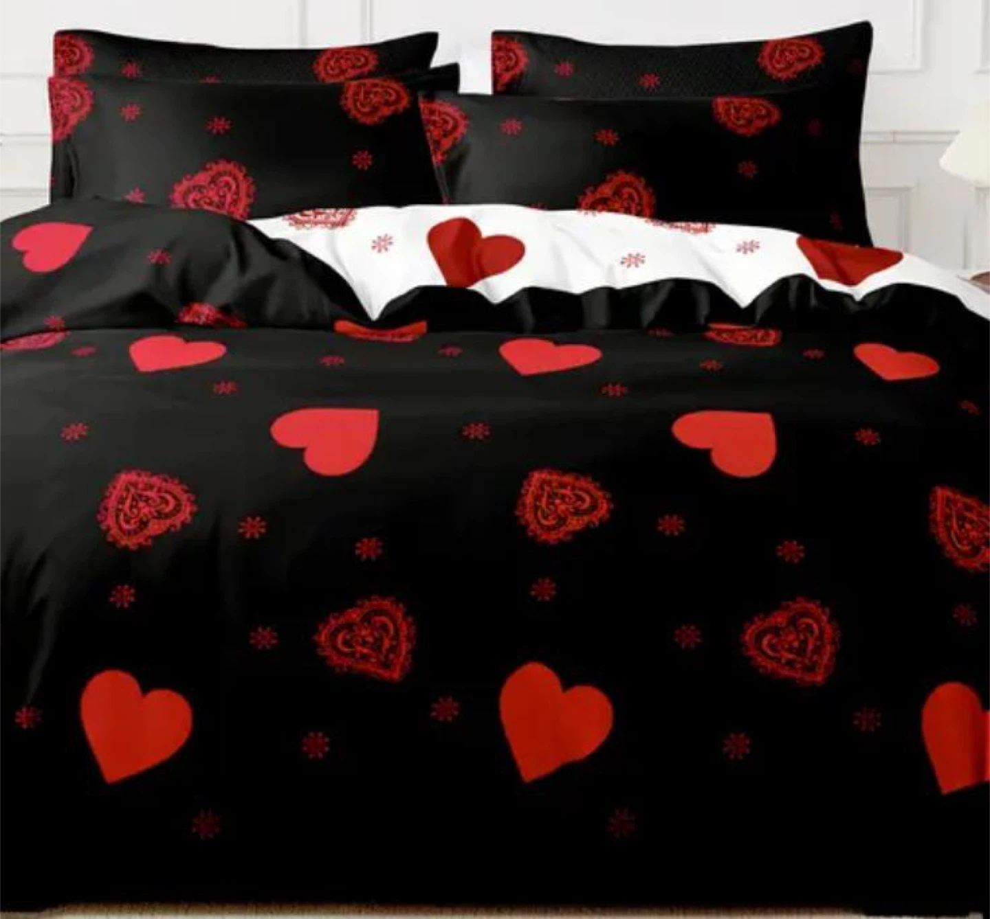 6 pieces Full/ Double size duvet cover, bedsheet set - photo 2