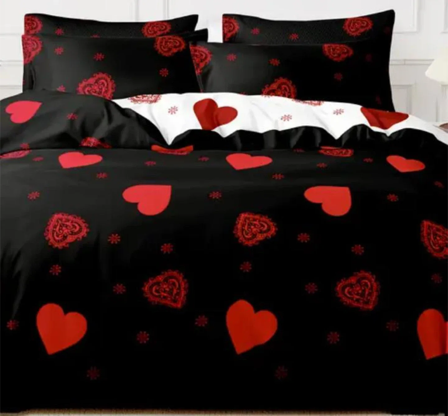 6 pieces Full/ Double size duvet cover, bedsheet set image indicator(2)